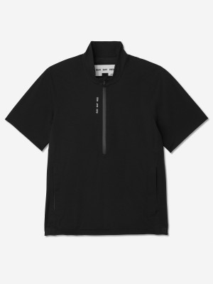 Sun Day Red 3L Short Sleeve Rain Shirt Svarta | 431589-WIA
