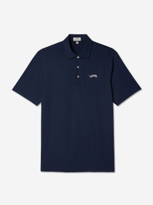 Sun Day Red Heritage Mesh Stripe Polo Marinblå Randig | 523096-FRD